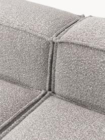 Modulares Sofa Lennon (3-Sitzer) aus Bouclé, Bezug: Bouclé (100 % Polyester) , Gestell: Massives Kiefernholz, Spe, Bouclé Taupe, B 238 x T 119 cm