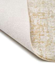 Schimmernder Läufer Cordoba mit Fransen, Flor: 70 % Acryl, 30 % Viskose, Beigetöne, B 80 x L 300 cm