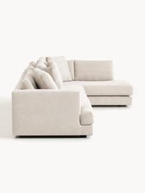 XL Ecksofa Tribeca, Bezug: 100 % Polyester Der strap, Gestell: Buchenholz, Kiefernholz, , Webstoff Hellbeige, B 326 x T 192 cm, Eckteil rechts