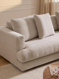 XL Ecksofa Tribeca, Bezug: 100 % Polyester Der strap, Gestell: Buchenholz, Kiefernholz, , Webstoff Hellbeige, B 326 x T 192 cm, Eckteil rechts