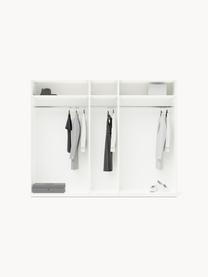 Modularer Drehtürenschrank Leon, 250 cm Breite, mehrere Varianten, Korpus: Spanplatte, melaminbeschi, Weiss, Premium Interior, B 250 x H 236 cm