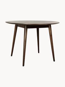 Table ronde bois de manguier Oscar, Ø 106 cm, Manguier massif, laqué, Bois de manguier, laqué, Ø 106 x haut. 77 cm