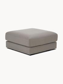 Pouf Tribeca, Tissu taupe, larg. 80 x prof. 80 cm