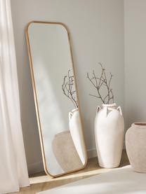 Specchio da parete angolare con cornice in rovere Levan, Cornice: legno di quercia, certifi, Superficie dello specchio: lastra di vetro, Legno di quercia, Larg. 60 x Alt. 160 cm