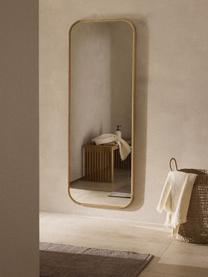 Obdélníkové nástěnné zrcadlo s rámem z dubového dřeva Levan, Dubové dřevo, Š 60 cm, V 160 cm
