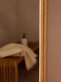 Specchio angolare da parete con cornice in legno di quercia Levan, Cornice: legno di quercia, Superficie dello specchio: lastra di vetro Questo pr, Legno di quercia, Larg. 60 x Alt. 160 cm