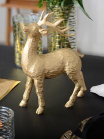 Deko-Objekt Deer, Polyresin, Goldfarben, 28 x 21 cm