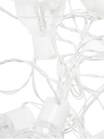 Outdoor LED-Lichterkette Partaj, 950 cm, Lampions: Kunststoff, Weiß, L 950 cm