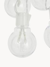 Outdoor LED-Lichterkette Partaj, 950 cm, Lampions: Kunststoff, Weiß, Transparent, L 950 cm