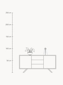 Kleine LED-Tischlampe Cyborg mit Touchfunktion, Hellgrau, Ø 20 x H 31 cm