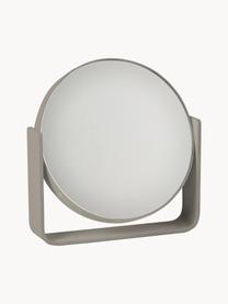 Ronde make-upspiegel Ume met vergroting, Spiegelglas: glas, Taupe, B 19 x H 20 cm