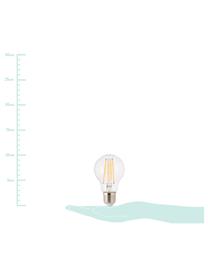 E27 Leuchtmittel, 8.3W, dimmbar, warmweiß, 3 Stück, Leuchtmittelschirm: Glas, Leuchtmittelfassung: Aluminium, Transparent, Ø 8 x H 10 cm