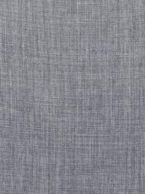 Gestoffeerde stoelen Karla, 2 stuks, Bekleding: 100% polyester, Poten: metaal, Geweven stof lichtgrijs, zwart, B 44 x D 53 cm