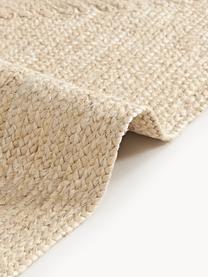 Handgefertigter Jute-Teppich Sharmila, 100 % Jute, Off White, B 60 x L 90 cm (Größe XXS)