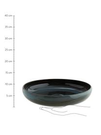 Servírovacia misa z kameniny v tmavomodrej farbe Setal, Ø 31 cm, Tmavomodrá, tmavohnedá