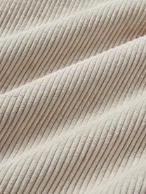 Cojín de pana sofá Lennon, Funda: pana (92% poliéster, 8% p, Pana beige claro, An 50 x L 80 cm
