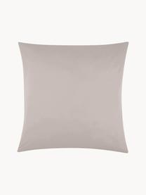 Baumwollsatin-Kissenbezug Comfort in Taupe, 65 x 65 cm, Webart: Satin, leicht glänzend Fa, Taupe, B 65 x L 65 cm