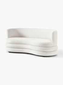 Designer Sofa Solomon (3-Sitzer), Bezug: 56% Viskose, 21% Polyeste, Gestell: Massives Fichtenholz, Bir, Füße: Kunststoff Dieses Produkt, Webstoff Cremeweiß, B 193 x T 92 cm