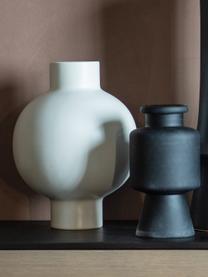 Design-Vase Oshima, H 28 cm, Steingut, Weiß, Ø 21 x H 28 cm