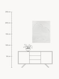 Tableau sur toile Texture, Blanc, larg. 80 x haut. 100 cm