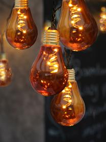 Guirnalda de luces LED Bulb, 360 cm, 10 luces, Cable: plástico, Amarillo, dorado, L 360 cm