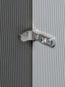 Drehtürenschrank Monaco, 4-türig, Korpus: Holzwerkstoff, foliert, Griffe: Metall, beschichtet, Hellbeige, B 197 x H 216 cm