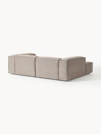 Narożna sofa modułowa Lennon, Tapicerka: 100% poliester Dzięki tka, Stelaż: lite drewno sosnowe, skle, Nogi: tworzywo sztuczne Ten pro, Taupe tkanina, S 238 x G 180 cm, lewostronna