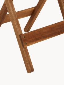 Mesa plegable pequeña de madera logia, Tablero: madera de acacia, aceitad, Madera de acacia, An 38 x Al 51 cm