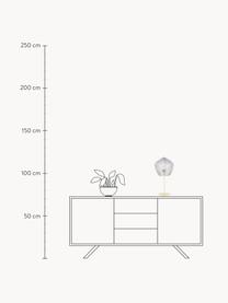 Lampa stołowa ze szklanym kloszem Orbiform, Odcienie złotego, transparentny, Ø 23  x W 47 cm