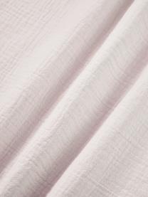 Mousseline dekbedovertrek Odile, Weeftechniek: mousseline Draaddichtheid, Lichtroze, B 200 x L 200 cm
