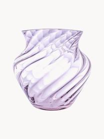 Ručne vyrobená váza Dahlia, V 22 cm, Sklo, Fialová, Ø 23 x V 22 cm