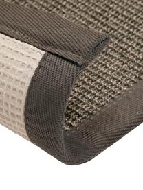 Tapis en sisal Leonie, Gris-brun