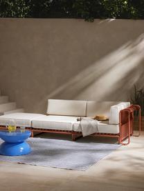 Modulares Garten-Loungesofa Caio, Bezug: 100 % Polyester Der hochw, Gestell: Aluminium, Off White, Terrakotta, B 305 x T 115 cm