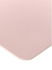 Placemats Asia, 2 stuks, Kunstleer (PVC), Roze, B 33 x L 46 cm