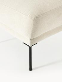 Sofa-Hocker Fluente, Bezug: 100 % Polyester Der strap, Gestell: Massives Kiefernholz, Bir, Webstoff Off White, B 62 x T 50 cm