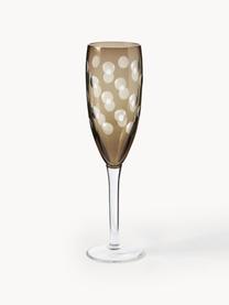 Flûtes à champagne Cuttings, 6 élém., Verre, Multicolore, Ø 7 x haut. 24 cm, 230 ml