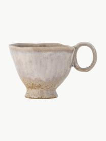 Handgefertigte Tasse Imogen, Steingut, Beige, Lavendel, Ø 9 x H 7 cm, 175 ml