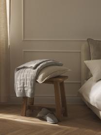 Pletená bavlnená deka Gwen, 100 %  bavlna, Svetlobéžová, Š 130 x D 170 cm