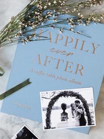 Album fotografico Happily Ever After, Blu, bianco, argento, nero, Lung. 32 x Larg. 26 cm