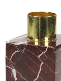 Marmor-Kerzenhalter Maria, Kerzenhalter: Aluminium, beschichtet, Rot, B 5 x H 13 cm