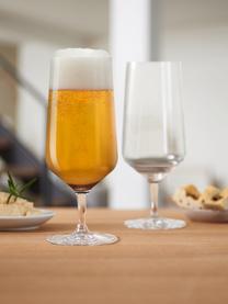 Verres à bière Puccini, 6 pièces, Verre, Transparent, Ø 6 x haut. 19 cm, 410 ml