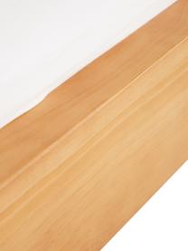 Letto in legno di pino massiccio con testiera Windsor, Legno di pino massiccio, certificato FSC, Legno di pino, chiaro, Larg. 160 x Lung. 200 cm