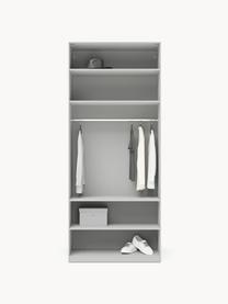 Modularer Drehtürenschrank Leon, 100 cm Breite, mehrere Varianten, Korpus: Spanplatte, melaminbeschi, Hellgrau, Basic Interior, B 100 x H 200 cm