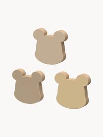 Set di 3 ganci da parete in legno di faggio fatti a mano Bear, Legno di faggio laccato

Questo prodotto è realizzato con legno di provenienza sostenibile e certificato FSC®, Tonalità beige, legno di faggio, Larg. 7 x Alt. 7 cm