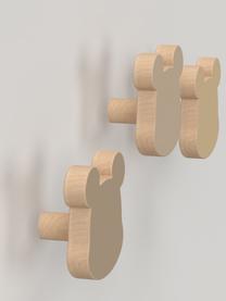 Set di 3 ganci da parete in legno di faggio fatti a mano Bear, Legno di faggio laccato

Questo prodotto è realizzato con legno di provenienza sostenibile e certificato FSC®, Tonalità beige, legno di faggio, Larg. 7 x Alt. 7 cm