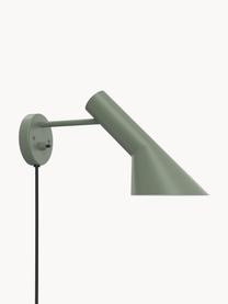 Wandlamp AJ met stekker, Lamp: gecoat staal, Saliegroen, Ø 32 x H 18 cm