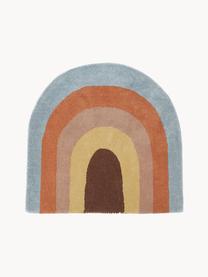 Tappeto arcobaleno in lana per bambini Rainbow, 80% lana, 20% cotone

Nel caso dei tappeti di lana, le fibre possono staccarsi nelle prime settimane di utilizzo, questo si riduce con l'uso quotidiano e la formazione di lanugine diminuisce, Multicolore, Larg. 88 x Lung. 90 cm
