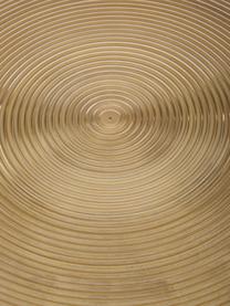 Okrągły stolik kawowy Hypnotising, Aluminium lakierowane, Odcienie mosiądzu, Ø 77 x W 40 cm