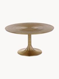 Okrúhly konferenčný stolík Hypnotising, Lakovaný hliník, Odtiene zlatej, Ø 77 cm