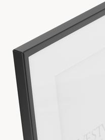 Bilderrahmen Memory, verschiedene Grössen, Rahmen: Metall, beschichtet, Rückseite: Mitteldichte Holzfaserpla, Schwarz, 10 x 15 cm